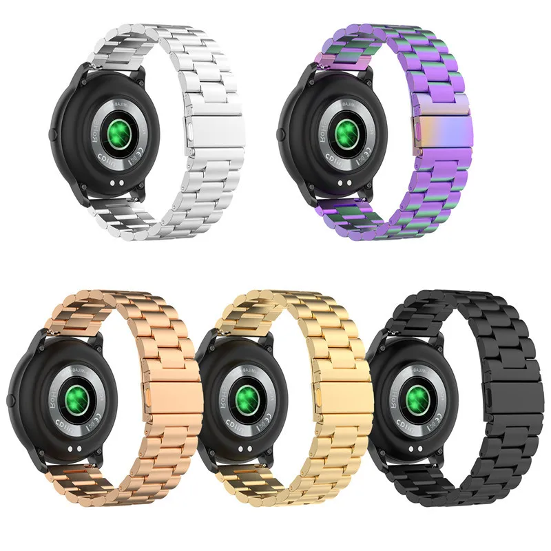 

Stainless Steel Metal band for Amazfit Bip/GTR/Ticwatch 2/S/E/Pebble Time/Gear sport/POLAR ignite/Samsung Gear S2