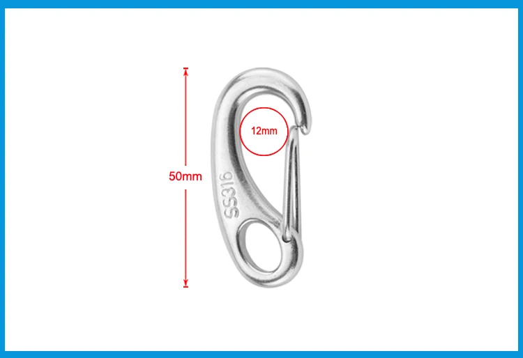 Застежка карабин для лодки из нержавеющей стали|Удочки| |