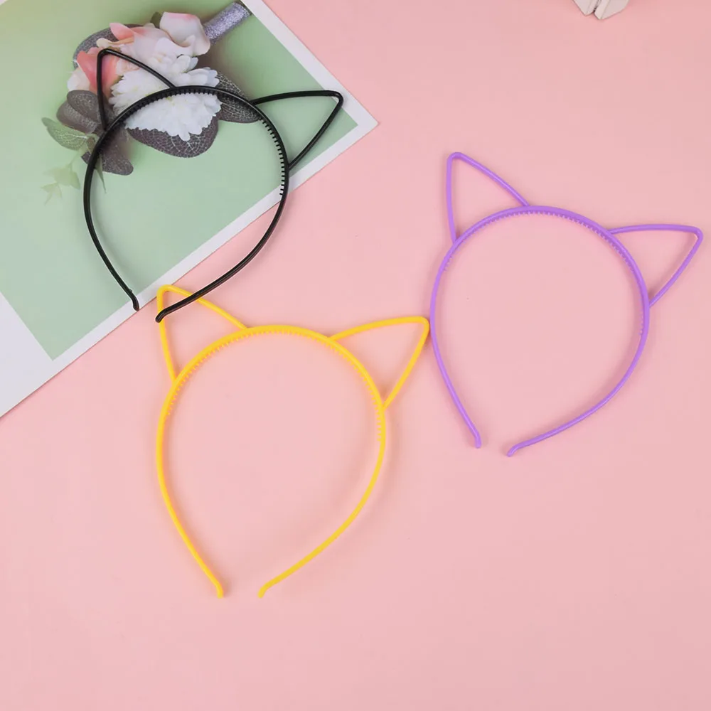 

2020 New arrivals Women Hair Clip Cat Ears Headband Hair Hoop For Baby Hairbands Birthday Party Hair Accessories For Women Girls