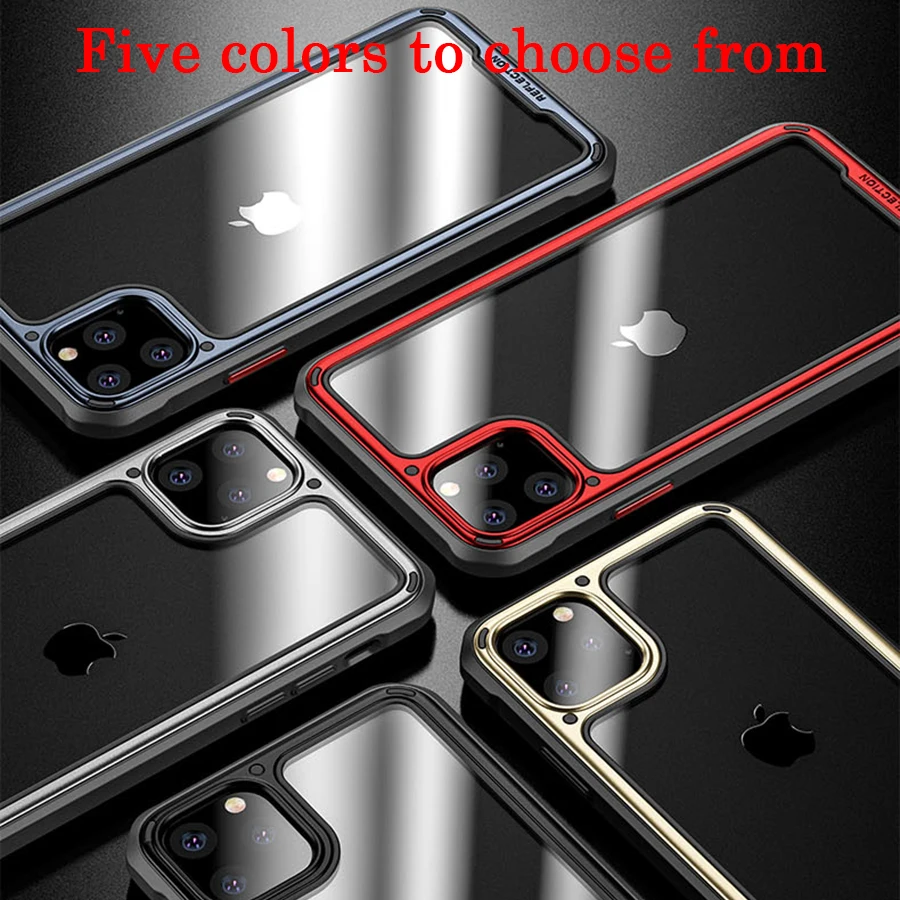 Роскошный бронированный силиконовый мягкий чехол для iPhone 11 Pro Max противоударный