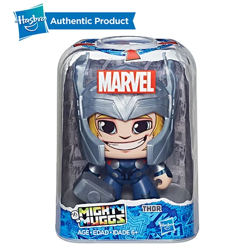 10 Hasbro Мстители Marvel Mighty Muggs Капитан Америка Человек-паук Халк Грут 3 мимики Коллекционная фигурка игрушка подарок - Цвет: 10