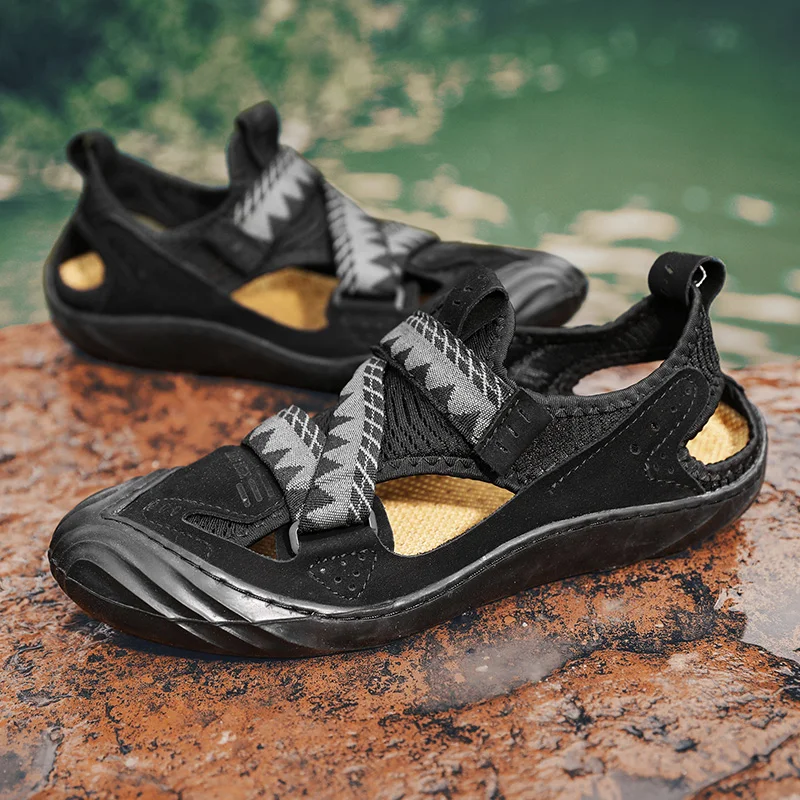 

Men's Sneakers Summer Mens Summer Sandles Men's Slippers Sandals Men Zapatillas Verano Deportivas Hombre Leather Shoes