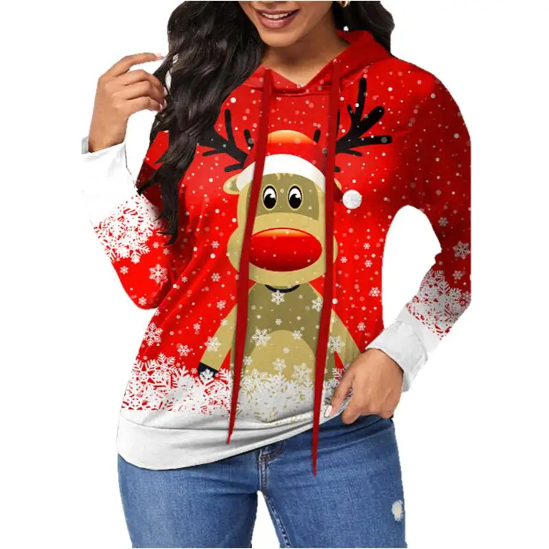 

Женские толстовки со шнурком, Осень-зима, повседневный Свободный пуловер с длинным рукавом, свитшоты, женская одежда для праздника