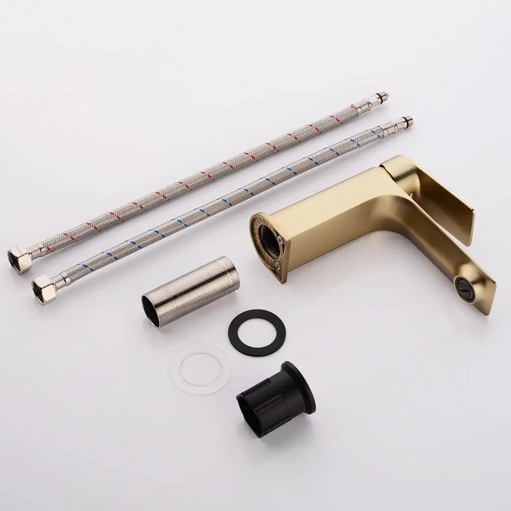 Смеситель для ванной комнаты Sky Rain Модный кран золотистого цвета с матовой