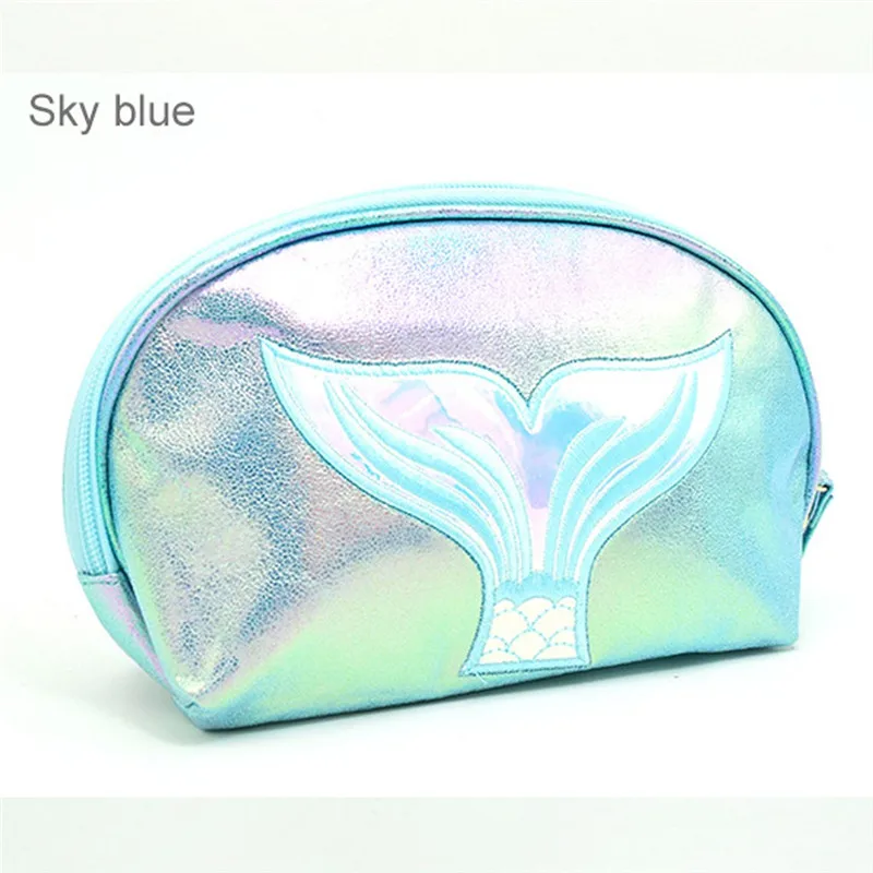 Женский кожаный мини-кошелек для монет с хвостом русалки на молнии | Багаж и сумки