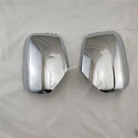 novel style 2pcs abs chrome plated for mitsubishi triton l200 2005 2014 door mirror covers car modification