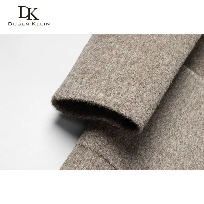 Мужское шерстяное пальто Зимняя шерстяная куртка тонкая повседневная длинная