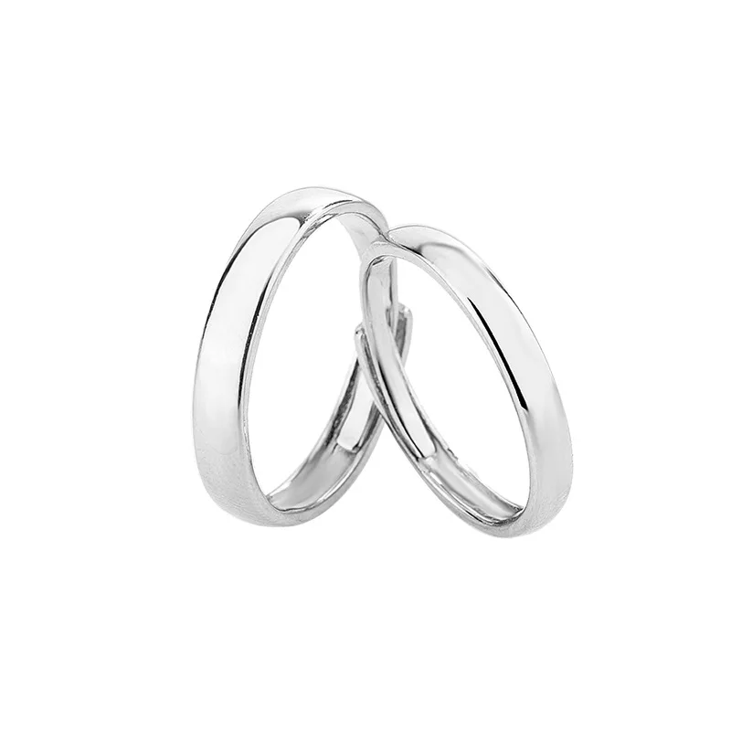 

Glossy Couple Ring Men's and Women's Ring Simple Fashion Ring Student Couple Ring Birthday Gift Bracelet