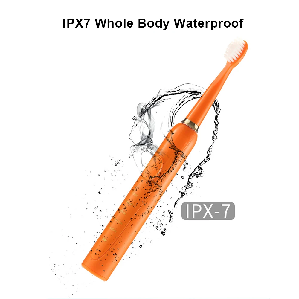 Электрическая зубная щетка пятискоростная звуковая вибрационная зарядное