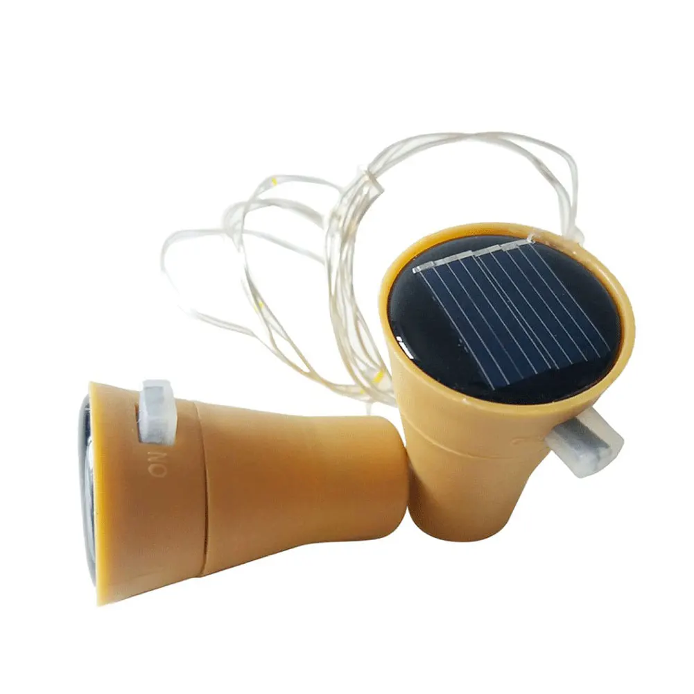 

6PCS Bottle Lights Wine Bottle Cork LED Solar Fairy Light String 20 LED For DIY Party Wedding Christmas Halloween Bar Decoration