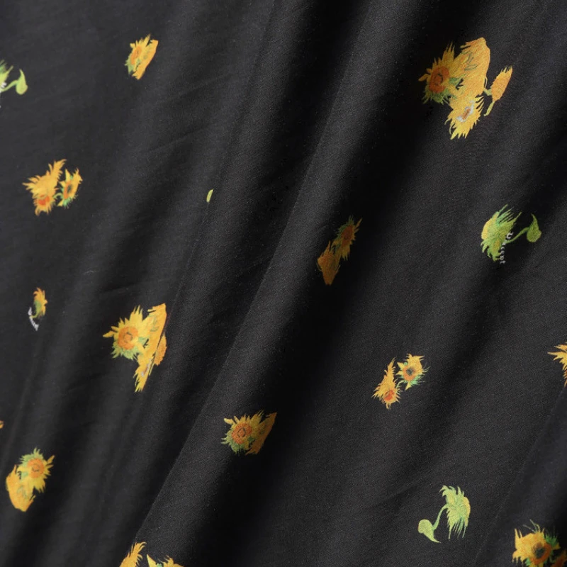 

Vintage Floral Printing Sleeveless Slip Dresses Women High Waist Shirring Slim A-line Female Dress 2021 Summer New Chic Vestido