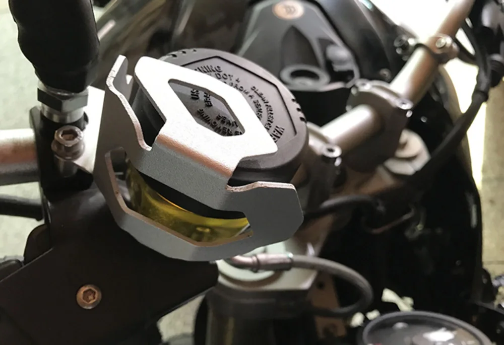 Черная алюминиевая передняя Крышка Резервуара тормоза F 800GS 700GS для 2013-2018 BMW F800GS