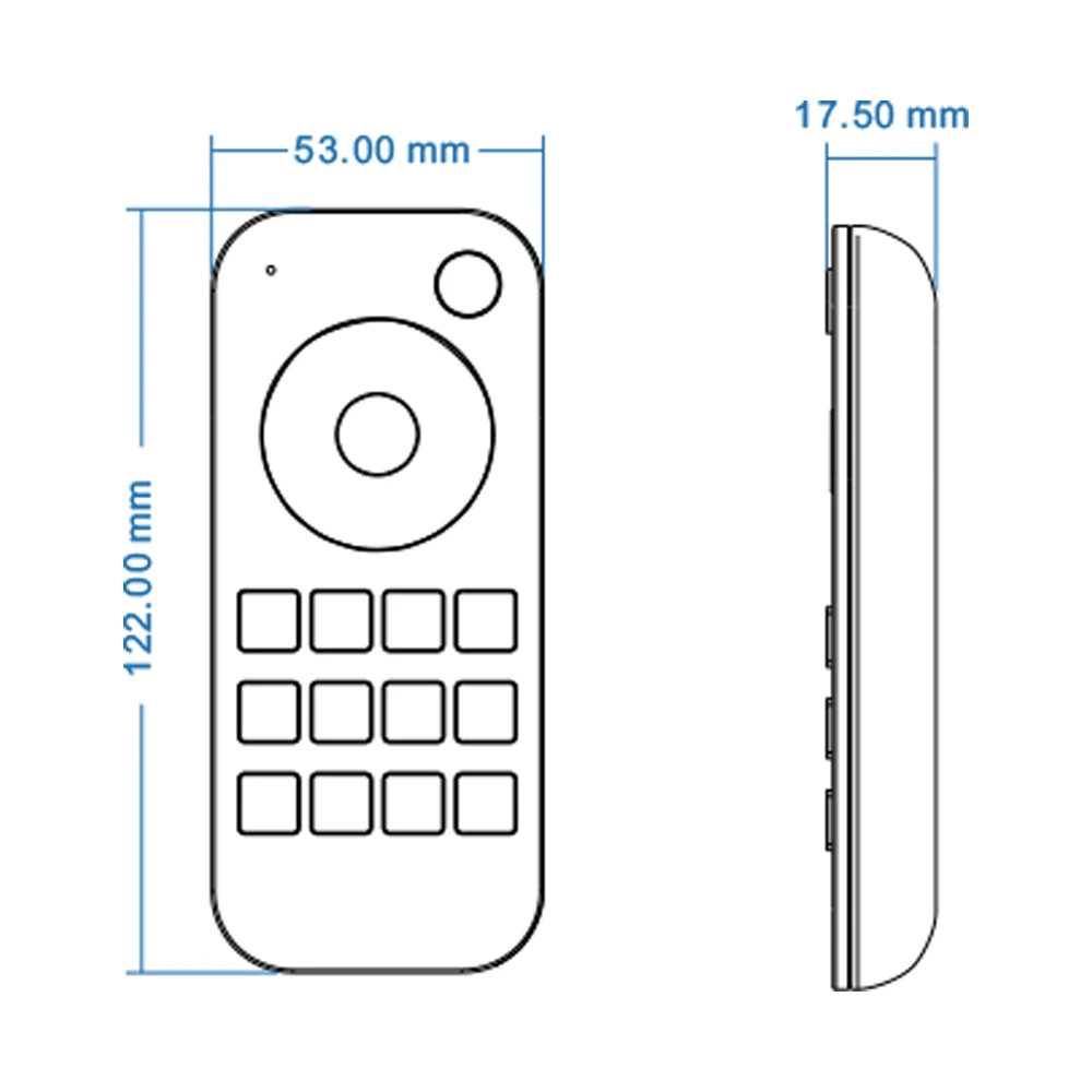 Беспроводной пульт дистанционного управления 13Key RF2.4G с 4 зонами для RGB RGBW CCT