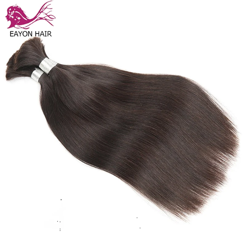 Malaysian Straight human Hair Bulk Hair For Braiding No Weft 100% Unprocessed Remy Human Hair Extension Bundles 1/2/3pcs/Lot