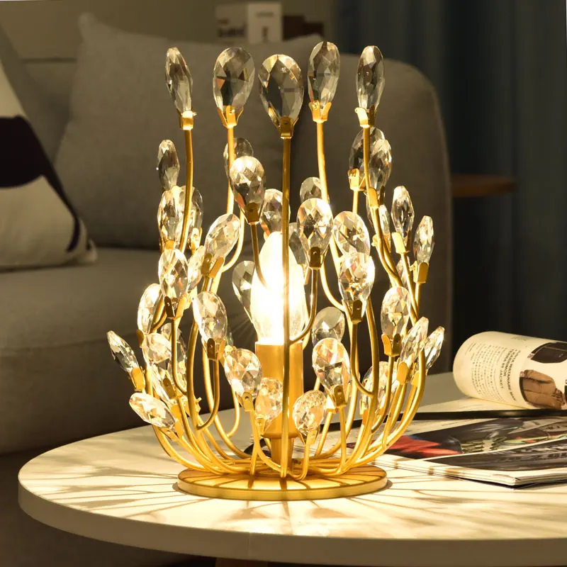 

FQ Light Luxury European Light Luxury Creative Decoration Atmosphere Internet Celebrity Bedroom Bedside Lamp