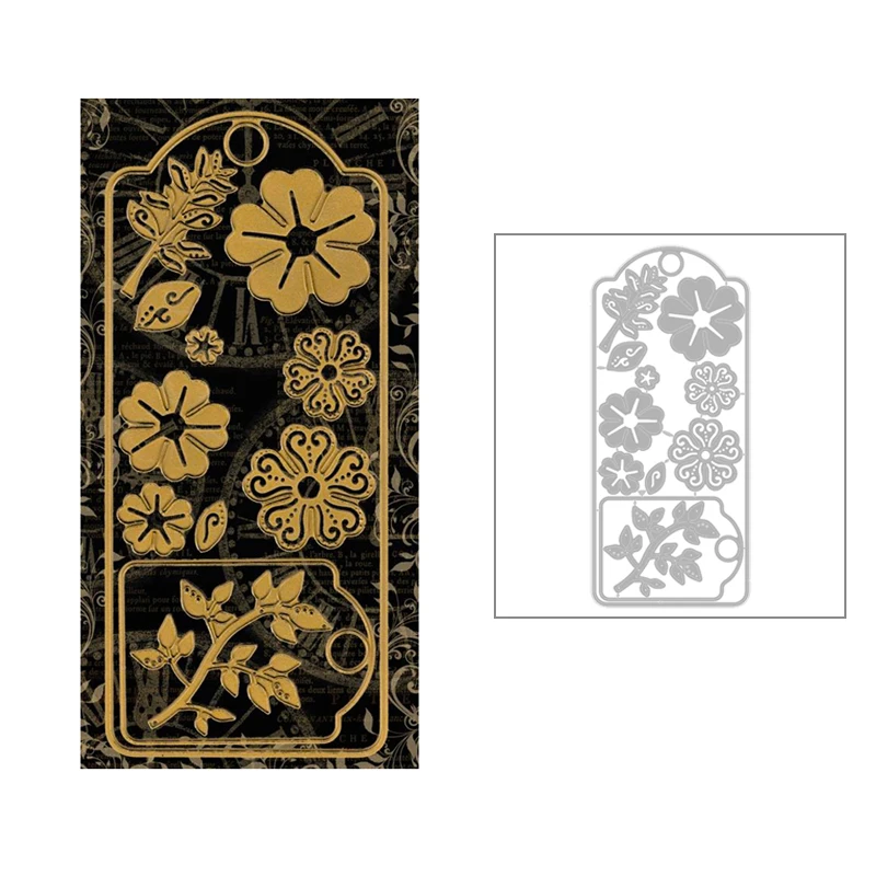 Лидер продаж 2020 новинка закладки и бирки в виде ветвей цветов Листьев снежинок