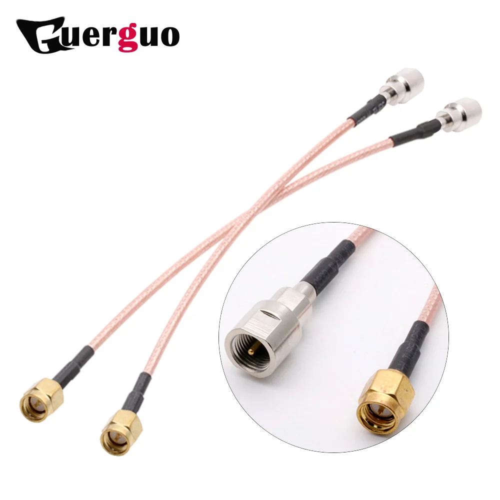 

100 шт., штекер RG316 15 см/30 см/50 см/100 см, Радиочастотный кабель SMA штекер-штекер FME, оптовая продажа, переходник для пигтейлов/проводов