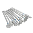 10 шт.корт. 2,35 мм зубной спеченный Алмазный точечный полировщик роторный Бур сверлильный станок абразивный Набор бит стоматологическое лабораторное оборудование