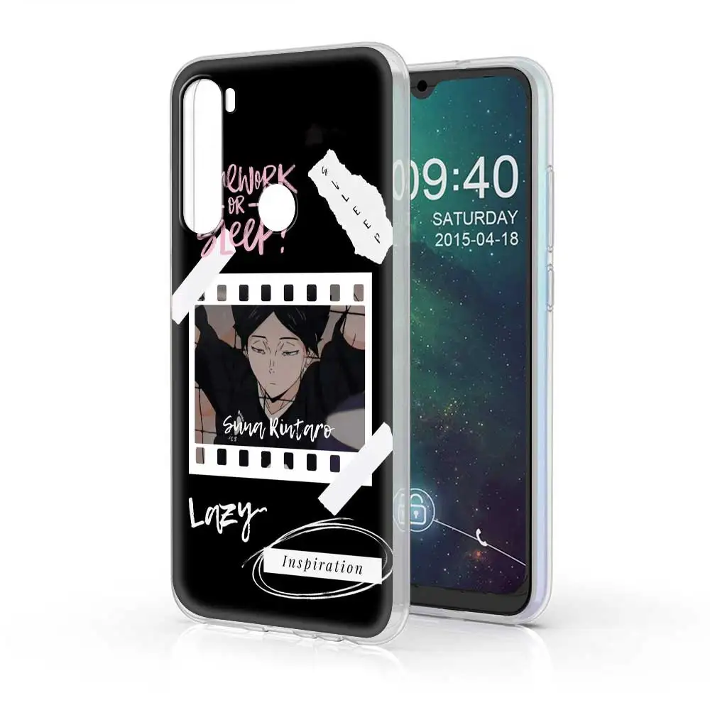 

Anime Volleyball Haikyuu For Xiaomi Redmi Note 9S 8 9 8T 7 9C 9A 7A 8A 6A 610 K40 K30 Pro Phone Case Translucent Soft Coque