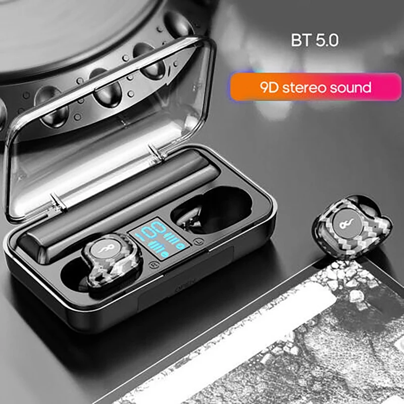 Top Deals M20 Bluetooth Headset TWS 5.0 Stereo Motion Noise Reduction Button Wireless | Электроника
