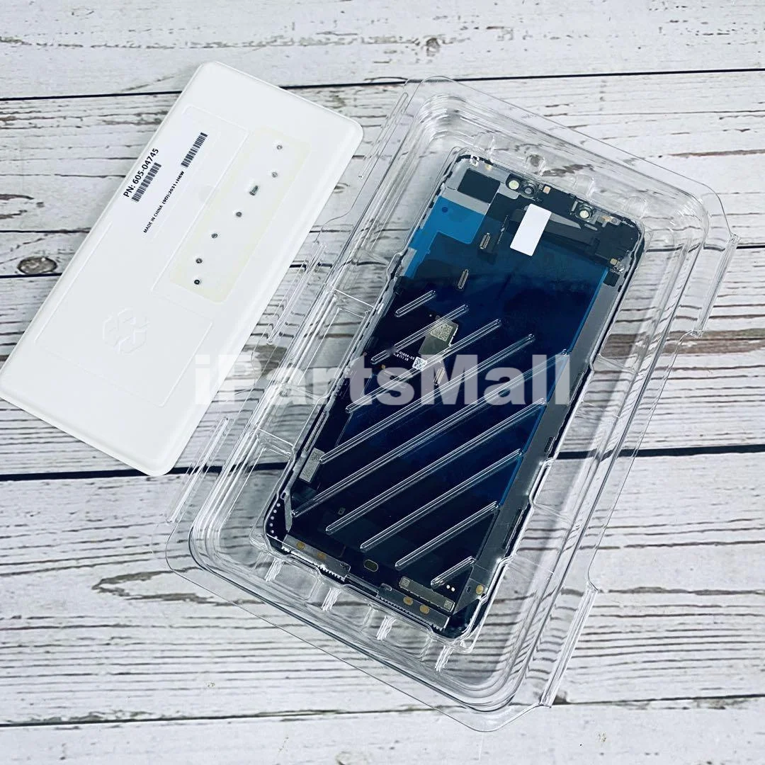Piezas de repuesto para iPhone XS MAX, montaje de pantalla t&aacute;ctil LCD, OEM, nuevo con auricular Flex, caja de venta al por menor-0