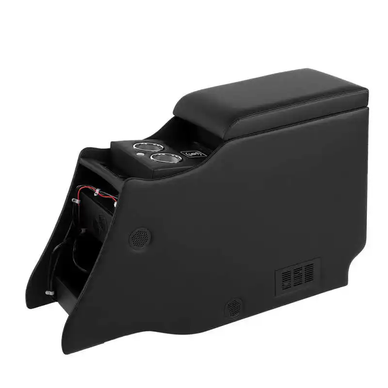

Подлокотник для автомобильного зеркала, 3 USB-порта, беспроводное зарядное устройство для холодильника 8 л, подходит для ALPHARD VELLFIRE