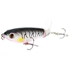 1 шт. качество Whopper Plopper 100 мм17g TopWater Поппер жесткая приманка для рыбалки воблеры вращающийся с мягким хвостом рыболовные снасти