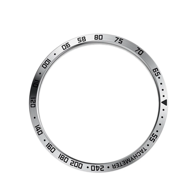 for Samsung Galaxy Watch 42Mm Smart Bezel Ring Adhesive Cover Anti Scratch Metal Protection Silver | Электроника