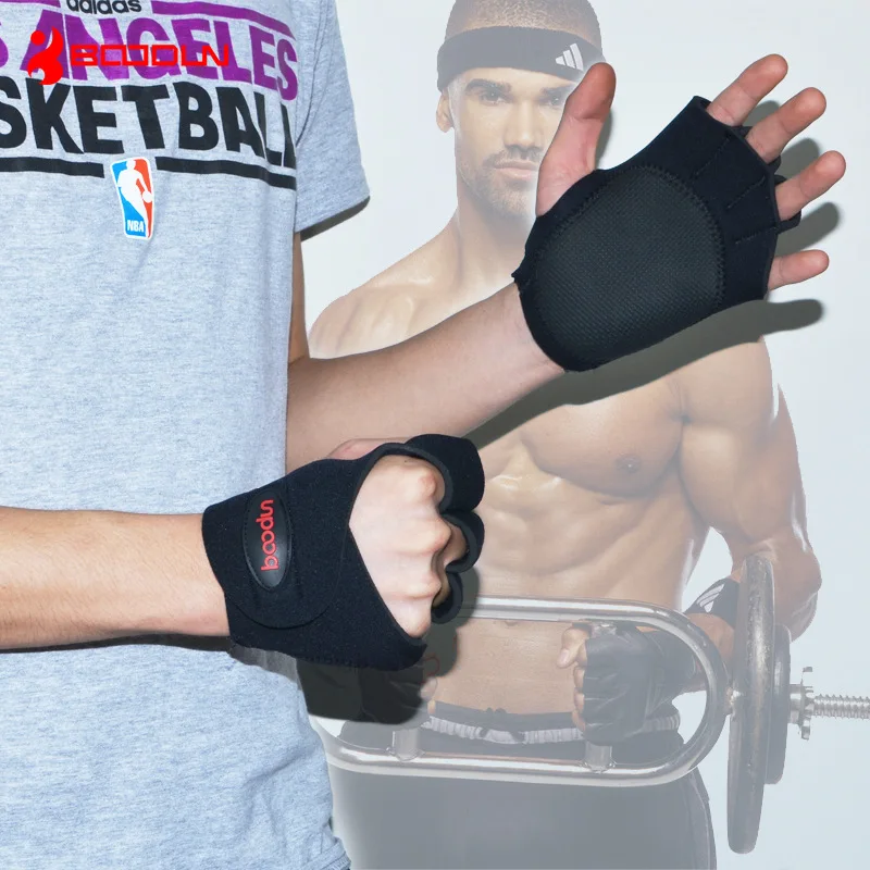 Мужские и женские спортивные перчатки для спортзала Гантели тяжелая атлетика