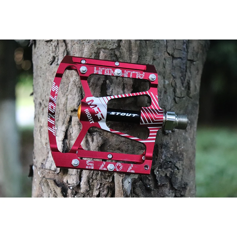

Sealed 3 Bearing Bicycle Flat Pedals CNC Ultralight Aluminum Pedals For MTB Road Cycling