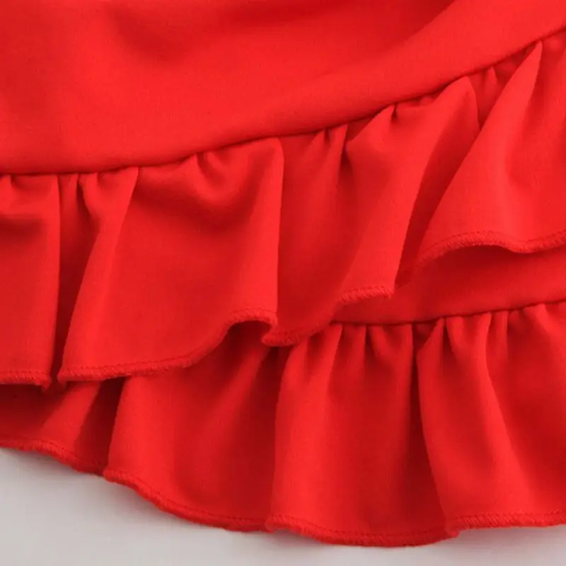 

Women's Sets ruffles camis summer 2 piece set crop top short package hip skirt two piece set skirts summer for female women