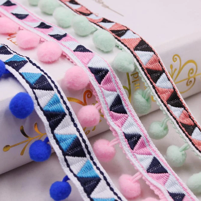 Кружевная лента аксессуары для шитья помпоны с кисточками отделка бахрома