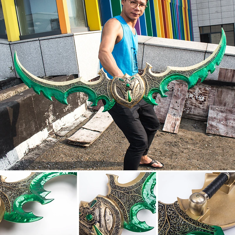 WOW Warglaive of Azzinoth Illidan Stormrage реквизит для игры 125 см 6 5 кг | Игрушки и хобби