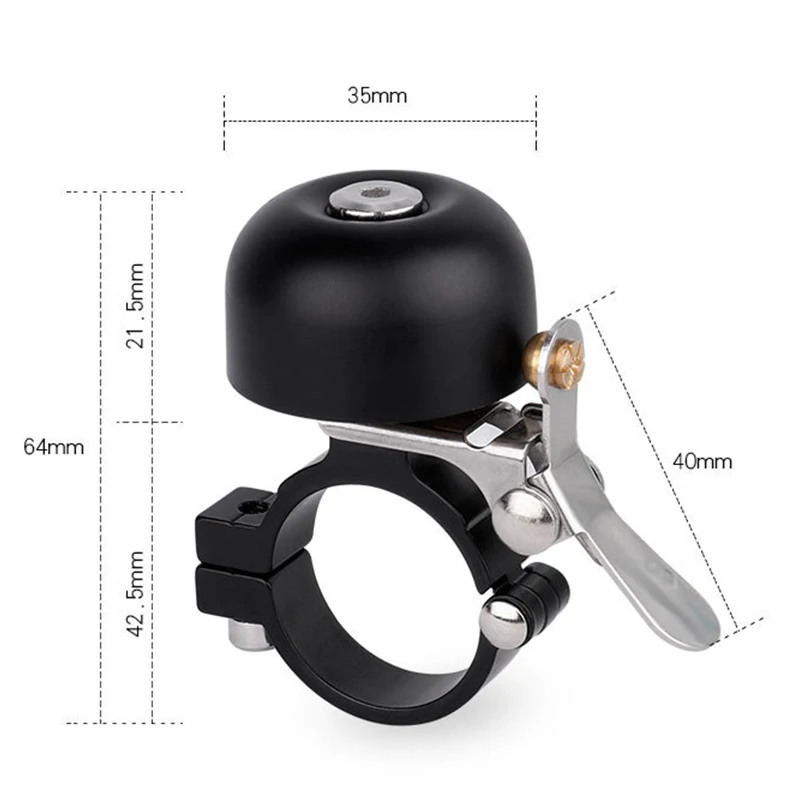 

Mountain Bike Retro Mini Copper Bell Ringtones Crisp Riding Accessories Bicycle Horn Children's Bike Scooter Copper Bells