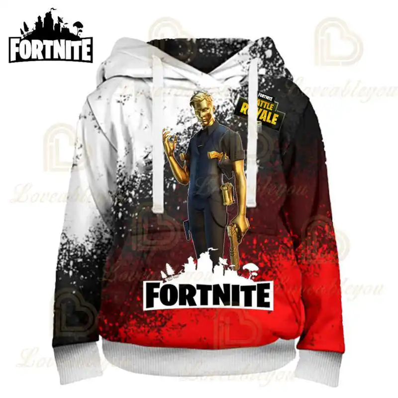 Толстовка Fortnite для детей от 3 до 14 лет Свитшот Victory мальчиков и девочек с 3D