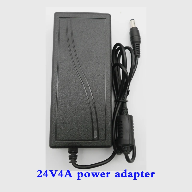 DC 24V 4A 96W источник питания AC110-240V штепсельная Вилка адаптера Великобритании/США/ЕС