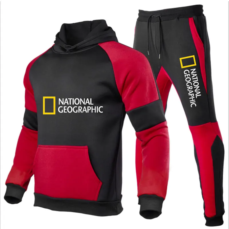 

Men's Tracksuit Clothing Outdoor Sport Sets Man Casual Sweater Jogging Suit Hip-hop Hoodie For Running Training Fitness Sports