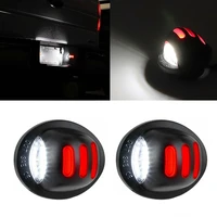 2pcs auto number license plate lights lamp for ford f150 f 150 f 250 f 350 f 450 f 150 250 350 450 led car luces assembly new