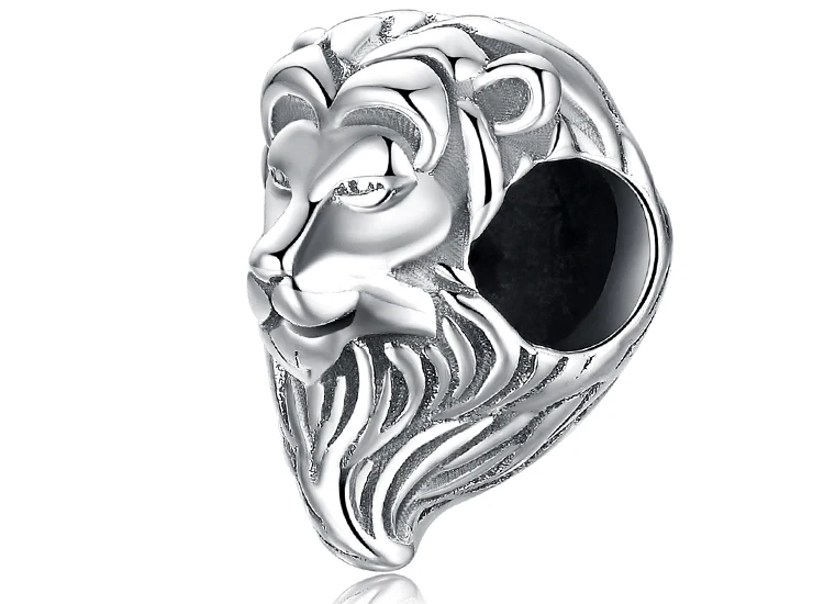 JewelryPalace Храброе сердце 925 пробы голова льва из серебра Шарм Бусины Fit Браслеты для женщин как красивые подарки новая Лидер продаж