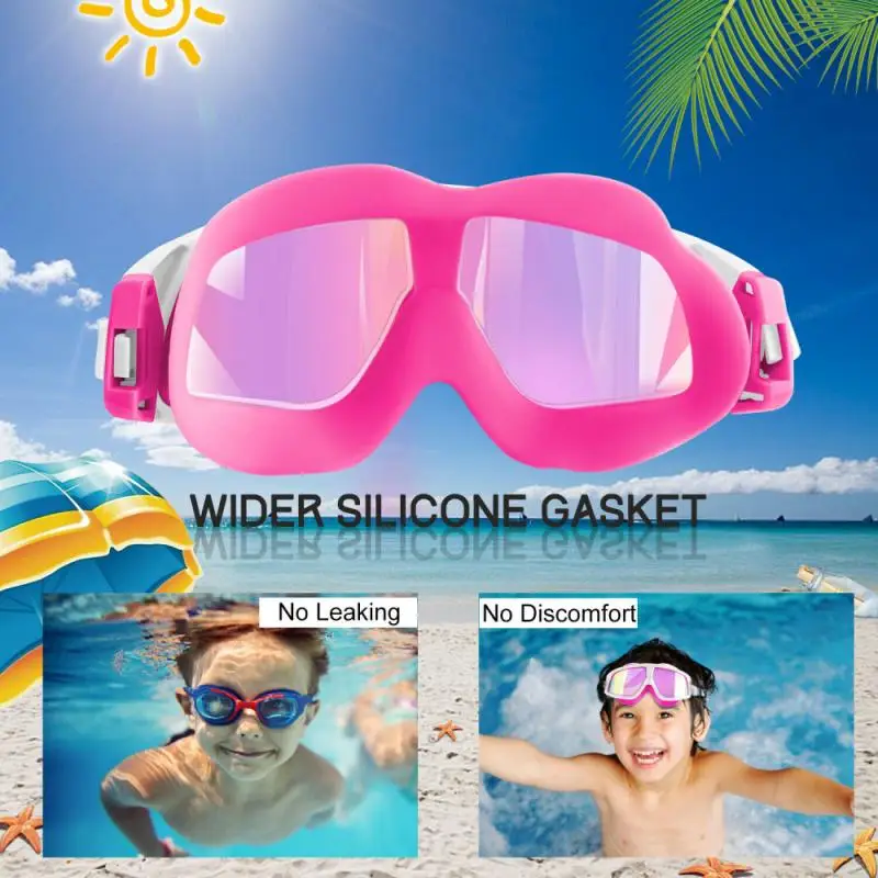 

Детские летние очки для плавания, затычки для ушей, незапотевающие, для пляжа, бассейна, аксессуары для дайвинга, подарок на день