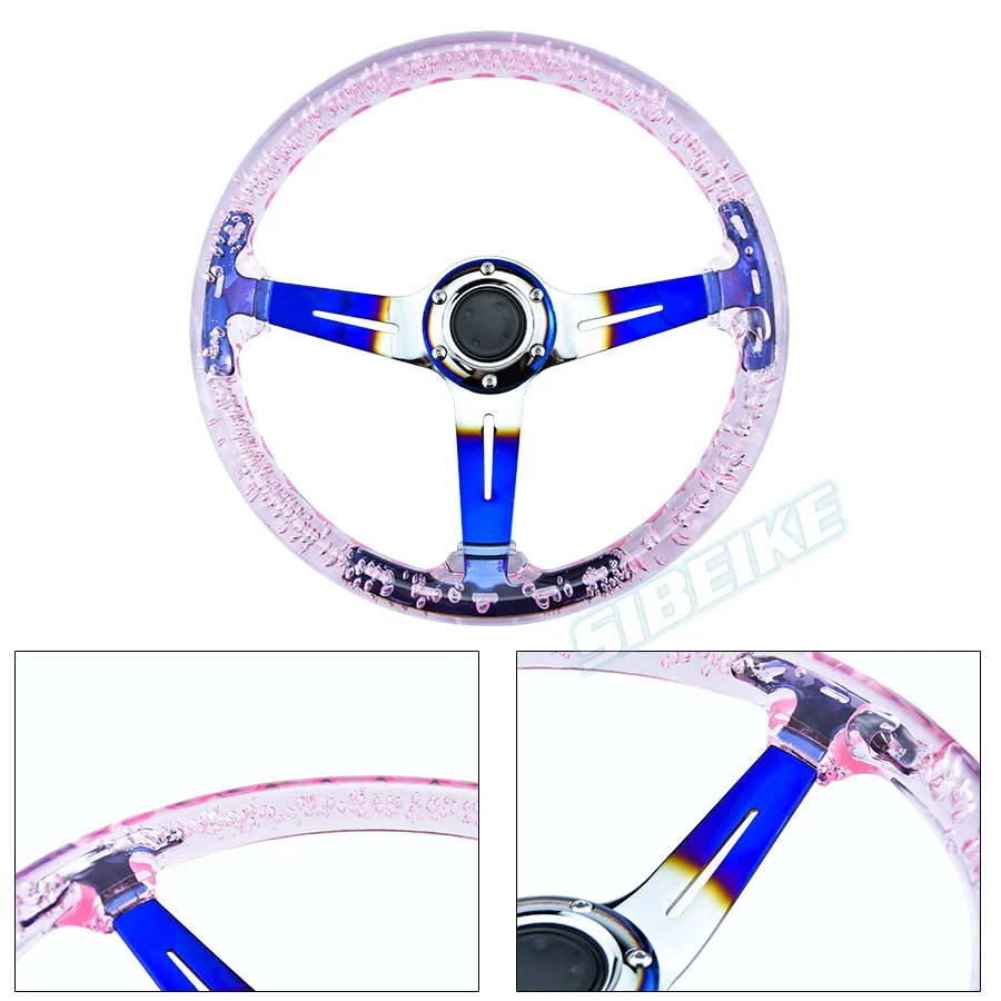 Акриловый прозрачный модный гоночный руль для обычной гоночной игры дрифта |