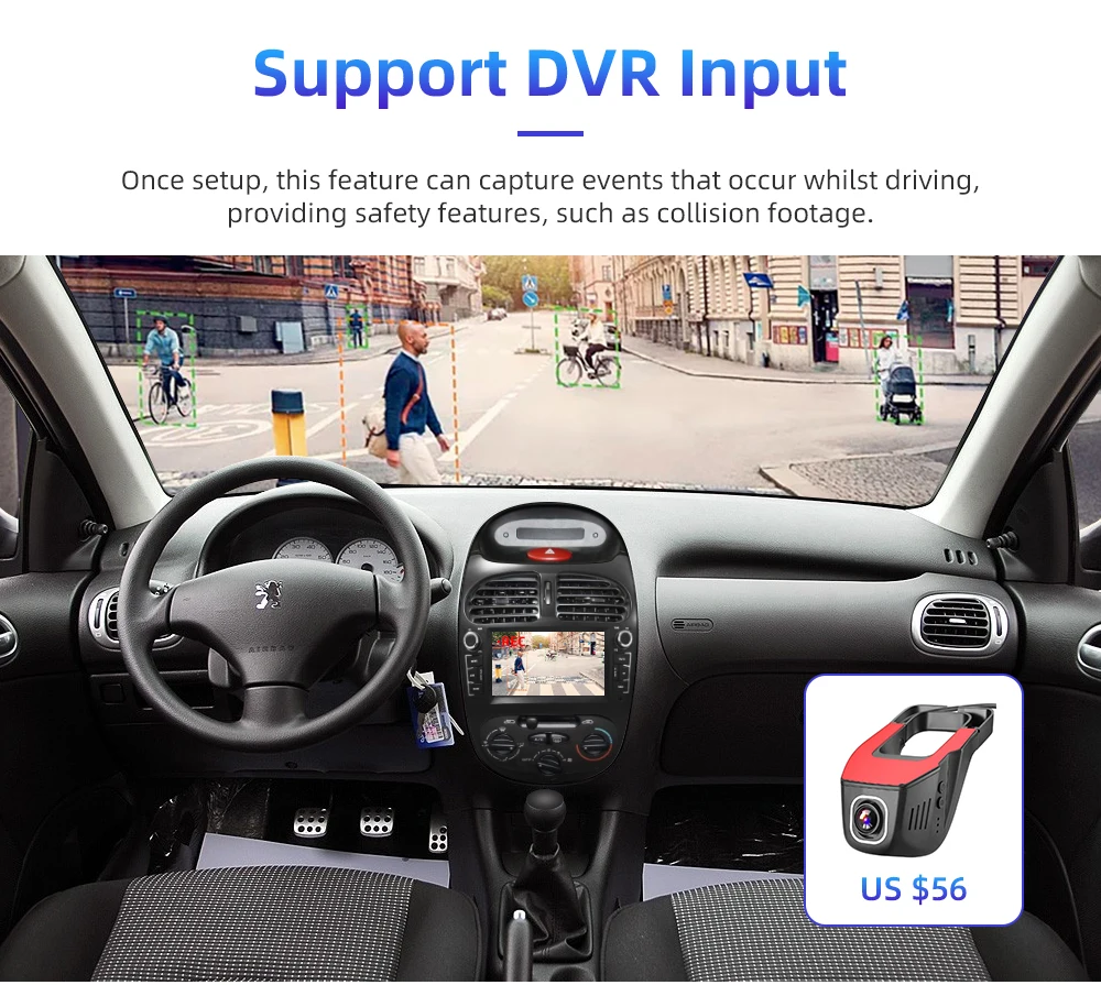 YAZH Android 9,0 Восьмиядерный gps Навигация dvd cd плеер для peugeot 206 FM радио 2002 2003 2004 2005 2006 2007 2008 стерео