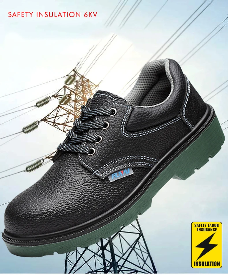 Labor Insurance Shoes Anti-smash High-voltage Electric Insulation 6KV Breathable Wear Safety Protective Electrician | Обувь