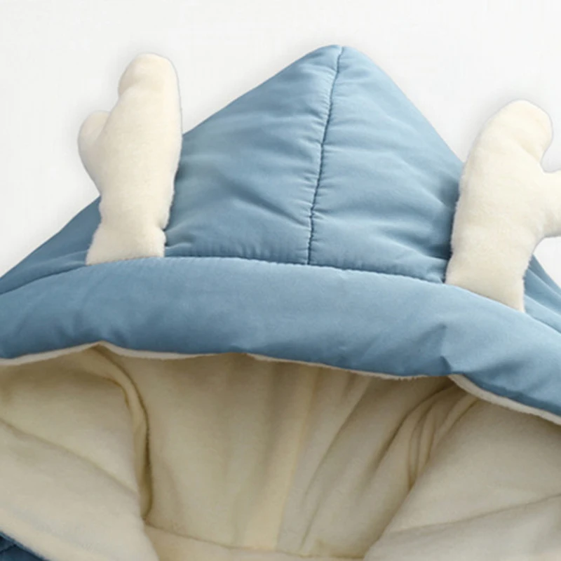 Зимний комбинезон IYEAL для новорожденных бархатный зимняя одежда пальто с