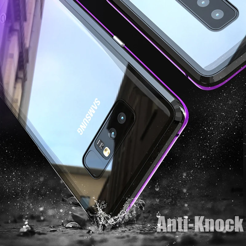 Магнитный чехол для etui, чехол для samsung Galaxy S10 Plus S10E Note 9 8 S9 S8 Plus Note8 Note9, задняя крышка для samsung S10 E, чехол S10Plus