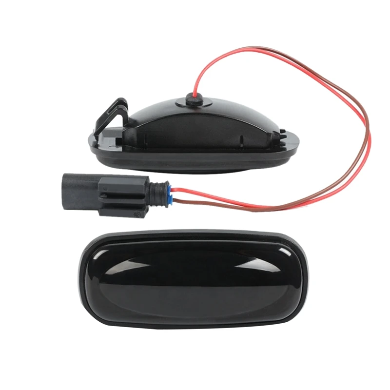 2 шт. Автомобильный светодиодный динамический боковой знак поворотный сигнал