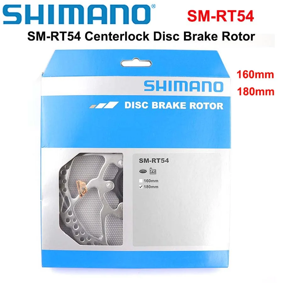 Shimano Deore SM RT54 160mm Centerlock Disc Brake Rotor Mountain Bike Bicycle Parts Shimano genuine goods RT54