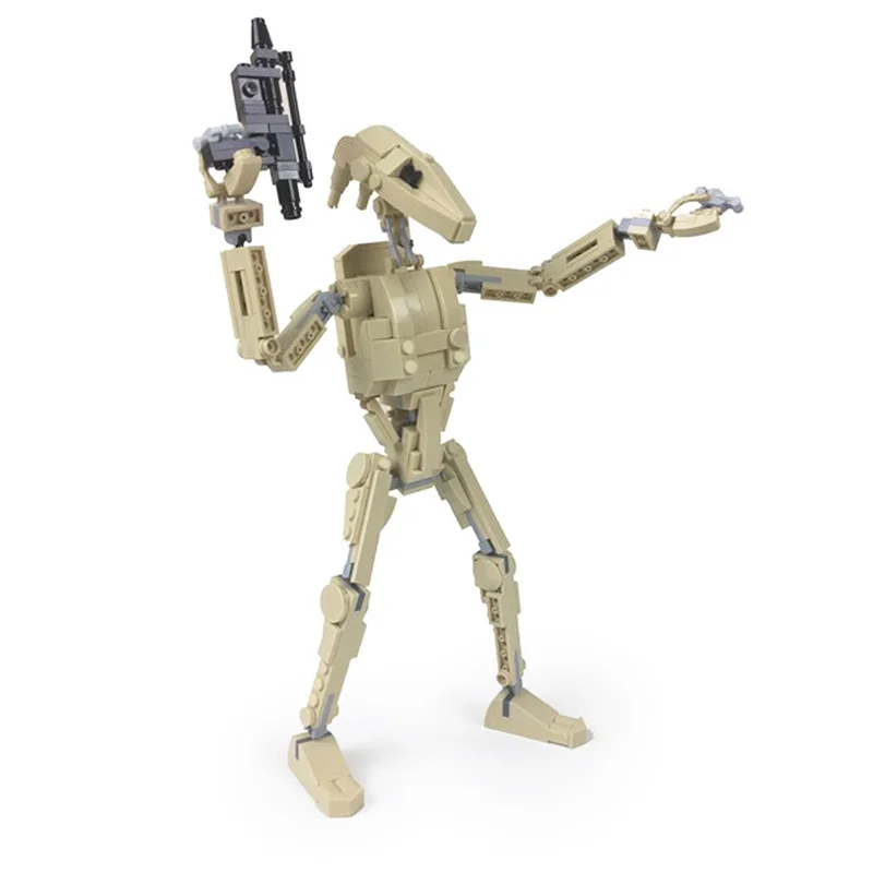 Военное оружие MOC Battle Droid серия строительных блоков обучающие игрушки Детский