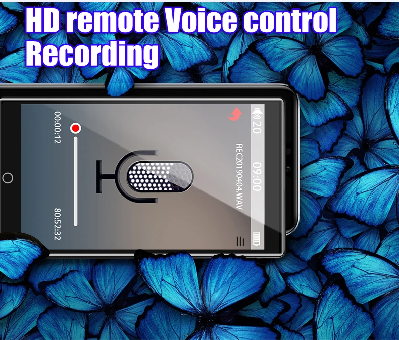 Музыкальный MP3 плеер ruidu H1 с Bluetooth без потерь 1," ЖК-экран поддержка DSD, лирика Displa двунаправленный Blueto