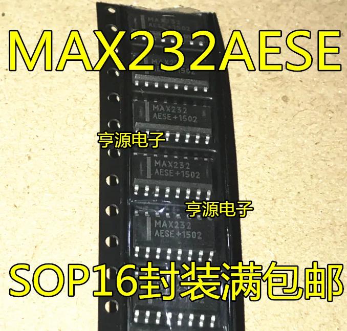 Новый патч MAX232 SOP16 Инкапсуляция MAX232AESE чип трансивера RS - 232 | Электронные